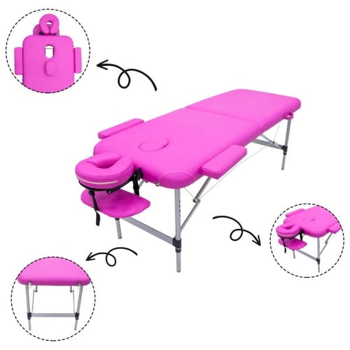 جلوبال ستار سرير مساج متنقل قابل للطي المينيوم لون...