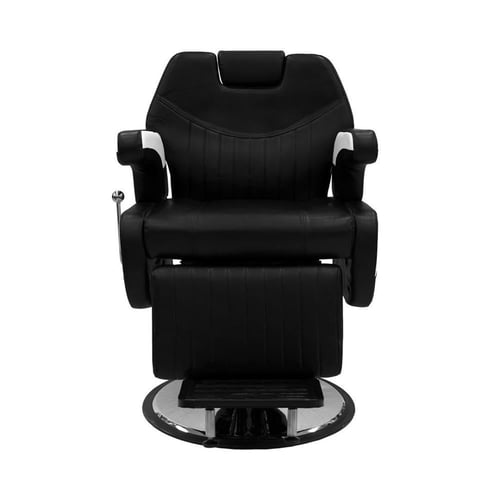 كرسي حلاقة رجالي أسود و أبيض 2689