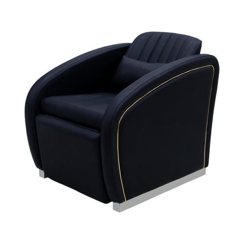 كرسي مع مغسلة 3*1 اسود OC8249