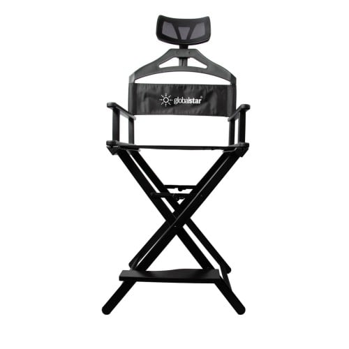 كرسي مكياج متنقل من جلوبال ستار اسود بمسند راس MY