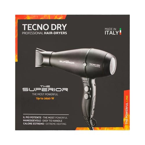 سوبيريور مجفف شعر من تيكنو دراي (لون فضي)
