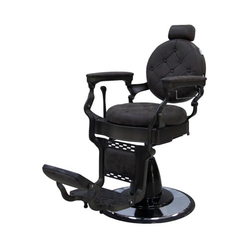 كرسي حلاقة كلاسيك بني غامق AW-9147C