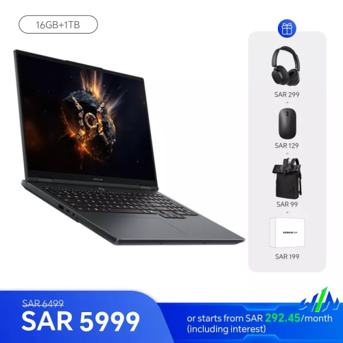 HONOR WIN H7 2026 16 inch i7-14650HX RTX 5060 16GB SSD 1TB Black WIN11 HOME