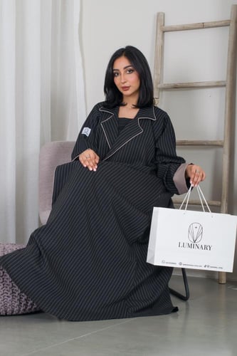 عبايه AE16 | عباية بليزر نص كلوش