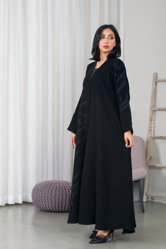 عبايه AE27 | عباية سوداء فخمة
