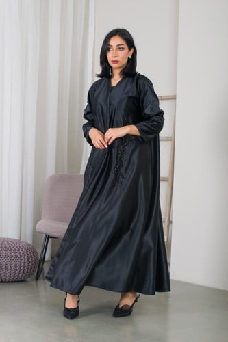 عباية AE8 | عباية تفته اسود