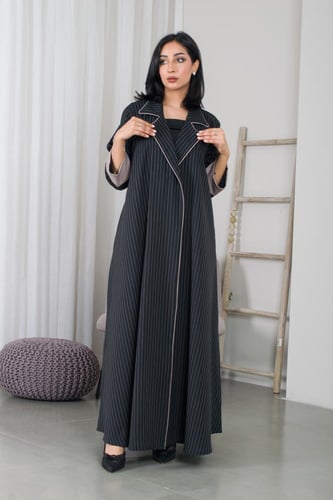 عبايه AE16 | عباية بليزر نص كلوش