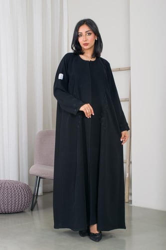 عبايه AE9 | عباية سوداء واسعة