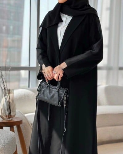 عبايه ناعمه رسمية جاكيت