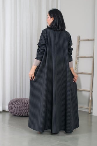 عبايه AE16 | عباية بليزر نص كلوش