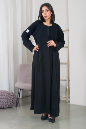 عبايه AE9 | عباية سوداء واسعة