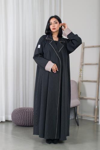 عبايه AE16 | عباية بليزر نص كلوش