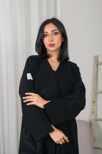 عبايه AE27 | عباية سوداء فخمة