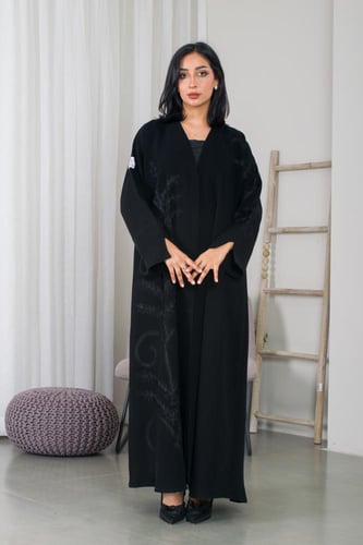 عبايه AE27 | عباية سوداء فخمة