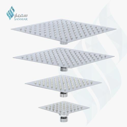 طاسة دش ستانلس ستيل مربعة