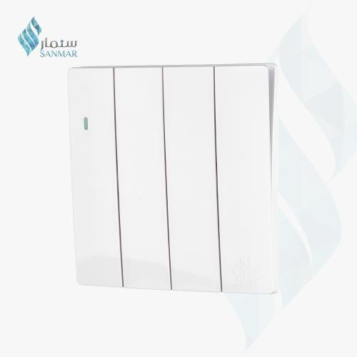 مفتاح رباعي ابيض بيانو 7x7