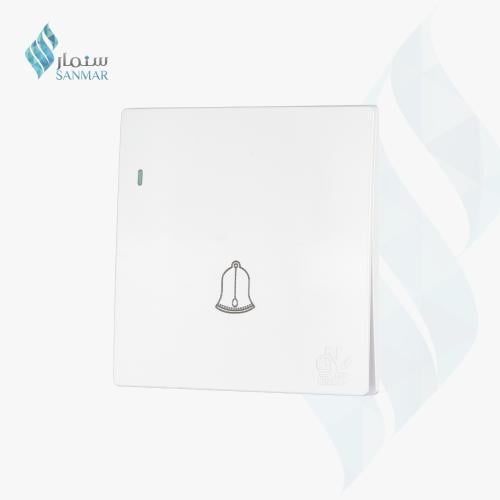 مفتاح جرس ابيض بيانو 7x7