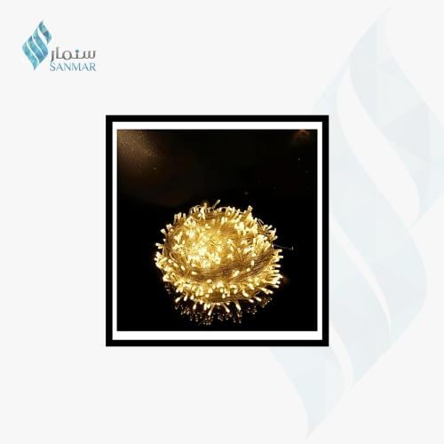 سلسلة اضاءة ستارة شبك 3X3 متر لون الانارة اصفر HU2...