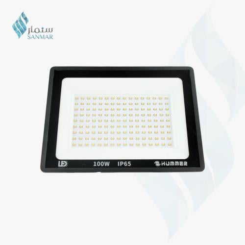 كشاف خارجي 100 واط 7 لون همر