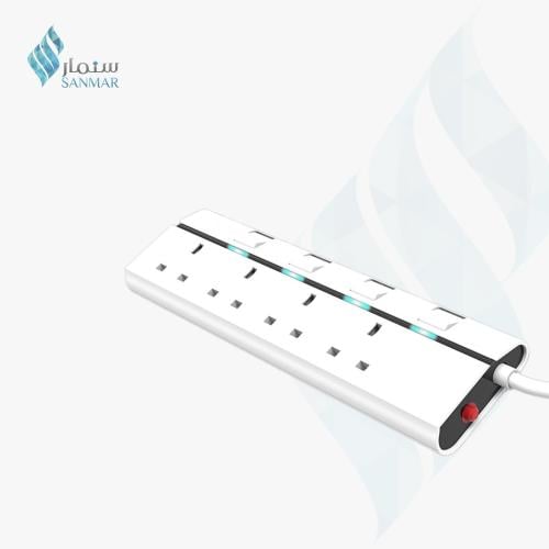 توصيلة كهرباء نايس 3 متر 4 مخرج