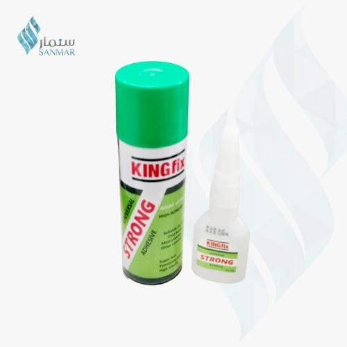 بخاخ غراء مع منشف كينج فيكس