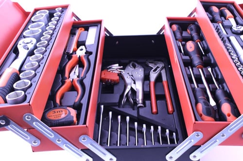 صندوق أدوات معدني 5 طبقات