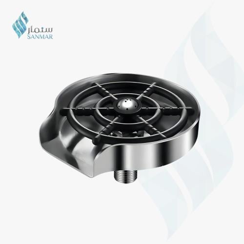 مغسلة أكواب ستانلس اسود وفضي S.S CUP WASHER