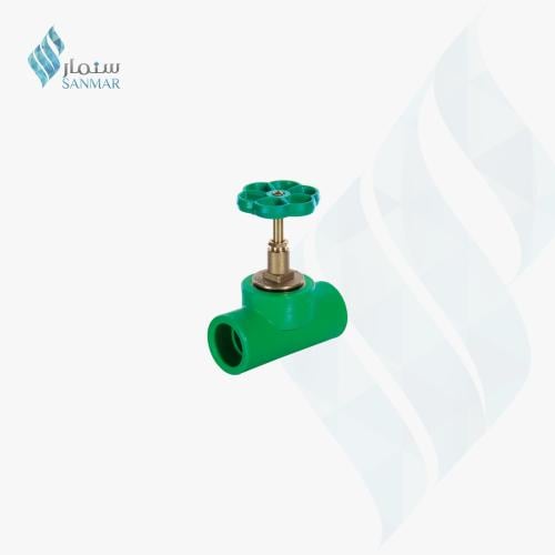 محبس دفن PP-R اخضر حراري - مقاسات متعددة