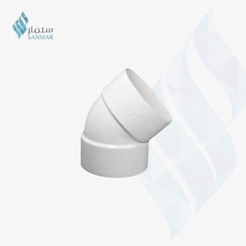 كوع مفتوح بلاستيك ابيض يونايتد - مقاسات متعددة