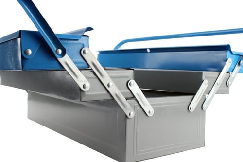 صندوق أدوات حديد متعدد