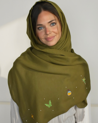 Olive Pixie Hijab