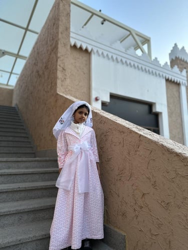 كرته حجازية اللون وردي موديل 1