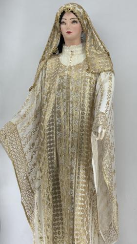 المسدح الهاشمي مطرز بالترتر الكنتيل الذهبي الأصلي...