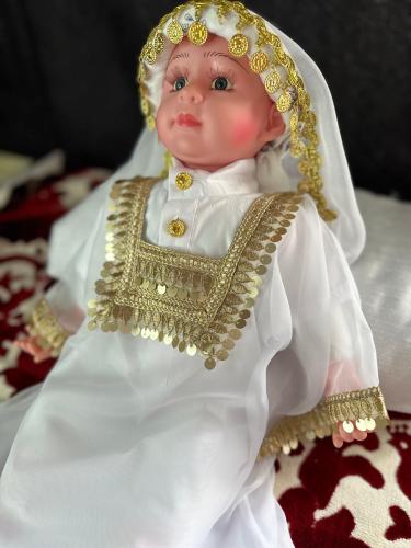 حجازي مواليد مع محرمه ومدوره - ابيض