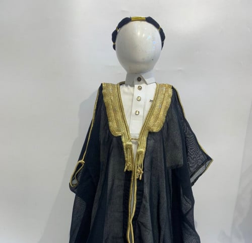 مشلح اسود للاطفال ليوم التأسيس