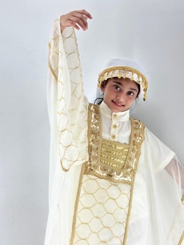 لبس حجازي ذهبي (5قطع)