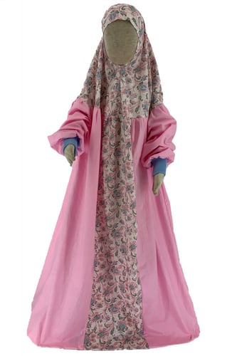 شرشف صلاة بناتي قطن هندي بنكي مع مشجر