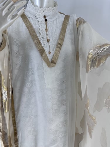 اللبس الحجازي ذهبي نسائي (5قطع)