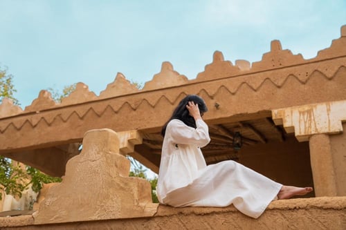 White Cotton Linen Matching Set