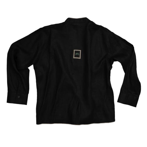 Black Wrapped Top With Wide Pants