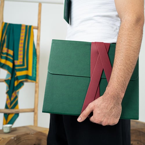 Al-Borj Burgandy Pouch