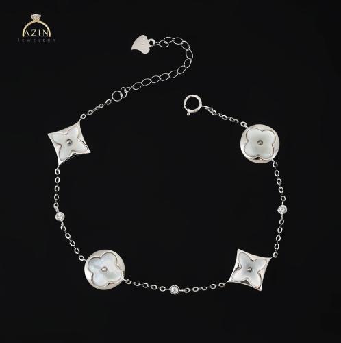 اسوارة راقية صدف | فضة عيار 925