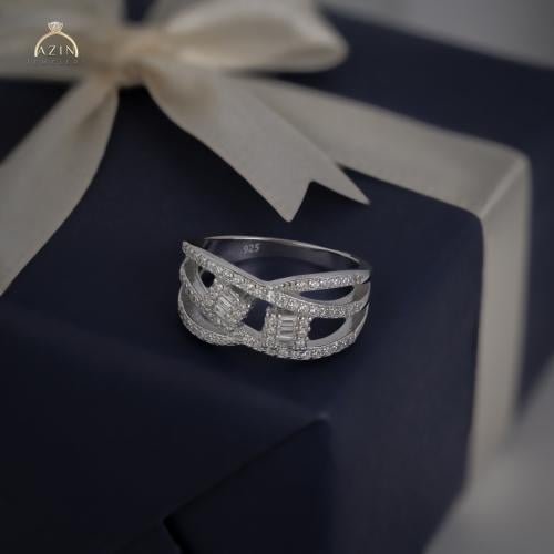 خاتم راقي باجيت AR-174 | فضة عيار 925