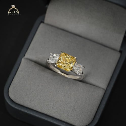 خاتم راقي تصميم الماس AR-118 | فضة عيار 925