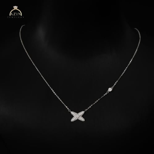 عقد ناعم X تصميم اكس | فضة عيار 925