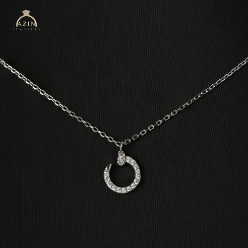 عقد ناعم مسمار حجم صغير | فضة عيار 925