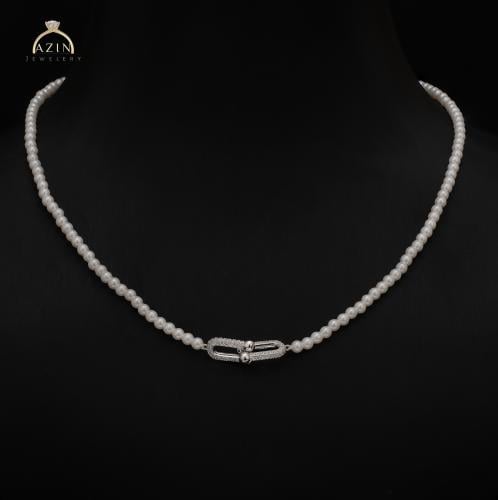 عقد لؤلؤ | فضة عيار 925