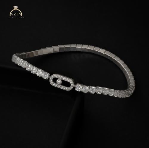 اسوارة انيقة مطاط | فضة عيار 925