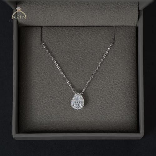 عقد ناعم تصميم دمعة | فضة عيار 925