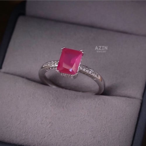 خاتم انيق تصميم الماس -AR013- فضة عيار 925